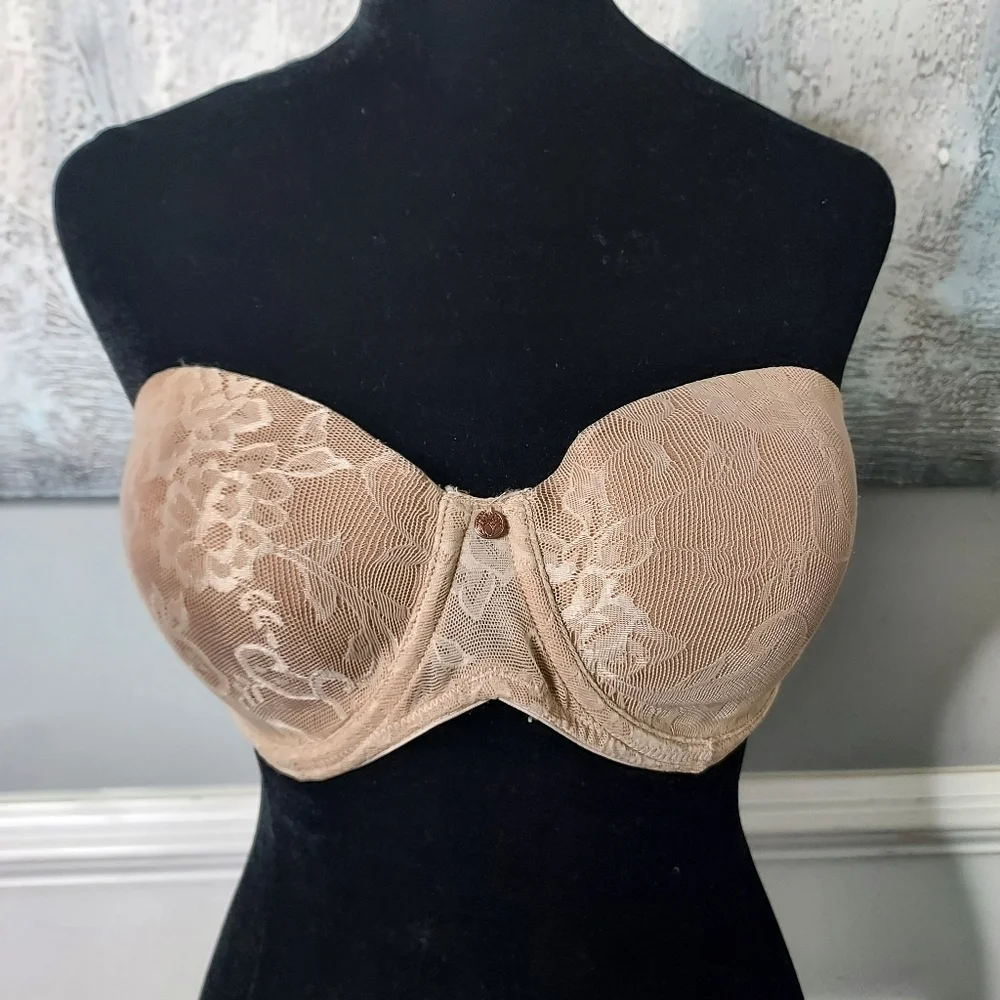 Natori Calais Strapless Bra Sz-32DD